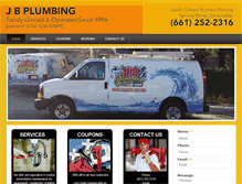 Tablet Screenshot of jbplumbing.net